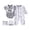 Grey, variant on Baby Girls' Bodysuits Preemie Layette Set Preemie Clothes Premature Baby Bodysuit Outfit for Baby Gift White Size,0-3 Months