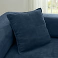 thumbnail image 4 of Timbernest 108" Modular Sectional Sofa with L-Shape Chaise, Oversized Cloud Couch, Convertible Sleeper Sofa, Folding Corduroy Sofa Bed for Living Room, Blue, 4 of 10