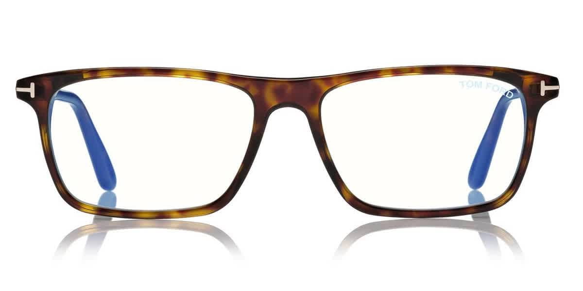 tom ford men's rectangular eyeglasses