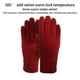 thumbnail image 5 of Minnieouse 1 par de guantes deportivos, manopla térmica portátil para montar al aire libre con pantalla táctil, calentador de manos de terciopelo, guantes y mitones Mujer Rojo Minnieouse AP013353-05, 5 of 6
