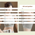 thumbnail image 3 of IQOGKRN Women Wireless Floral Lace Lift Up Bra Adjustable Wide Strap Anti-Sagging Support Bralette Soft Thin Cup Breathable Bras Light Green 36, 3 of 8