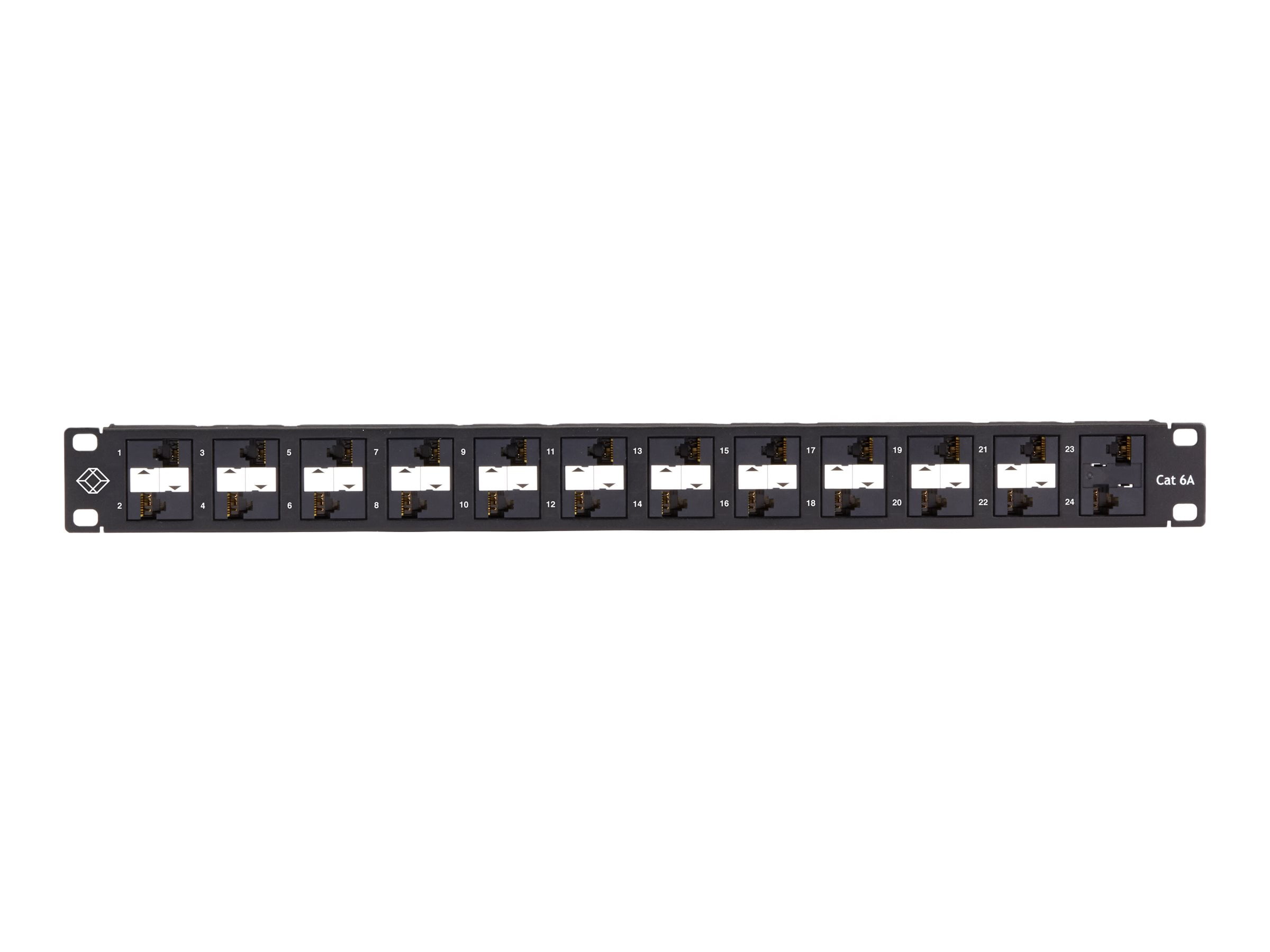 Black Box Patch panel rack mountable, mountable CAT 6a