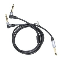Hemoton  Audio Equipment Adapter Cable Plug Electric Guitar Amp Cord Dual
