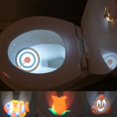 thumbnail image 1 of Toilet Night Light With 5 Projector Patterns Motion Sensor LED Lamp Battery Operated LED Toilet Projection Lamp For Adults Kids, 1 of 9