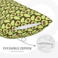 thumbnail image 3 of Hirioo Avocado for Plush Pillow Cover for Bedroom and Living Room ,Elegant, Comfortable Home Decor-14"x20", 3 of 6