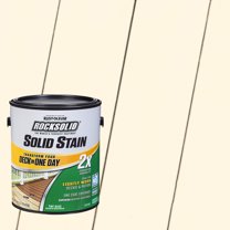 Canvas, Rust-Oleum RockSolid 2X Solid Exterior Wood Deck Stain-319742T, Gallon