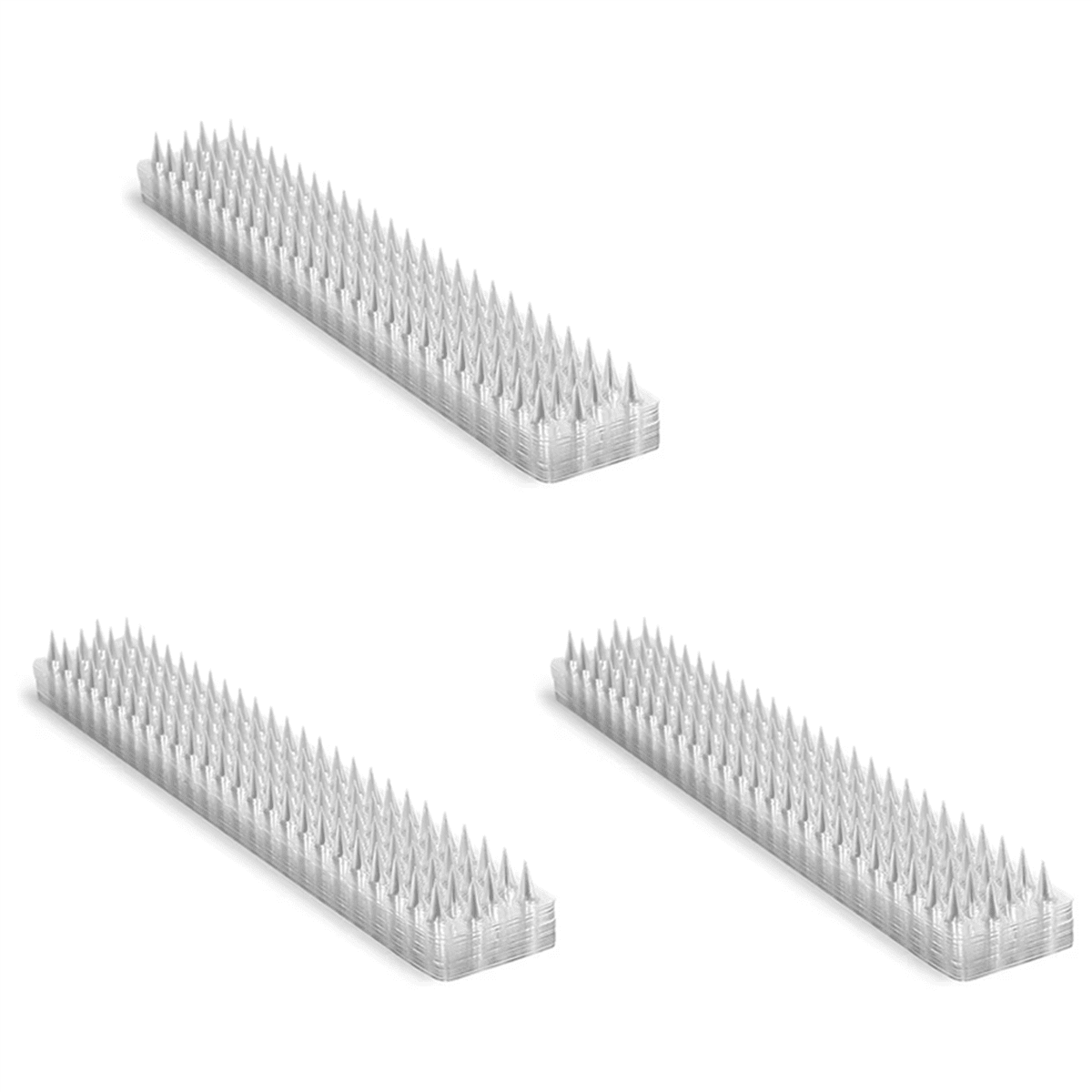 30X Spikes Repeller Cat Plastic Bird Repellent Anti Pigeon Anti-Bird Squirrel Garden Fences Control Transparent Spikes