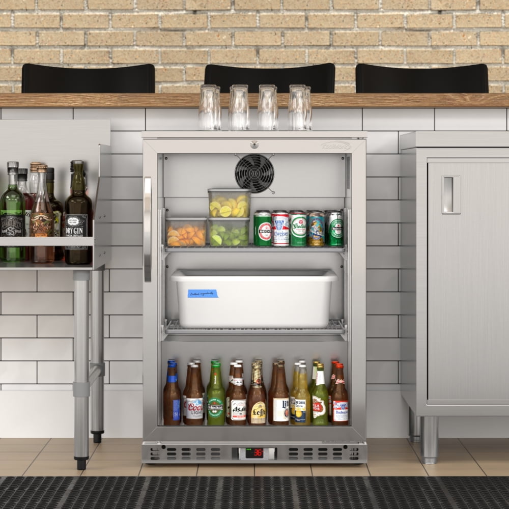KoolMore 24 in. One-Door Back Bar Refrigerator – 4.1 Cu Ft.