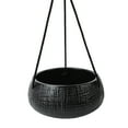 thumbnail image 3 of Better Homes & Gardens 8in Black Ceramic Tiffany Hanging Planter, 3 of 9