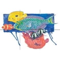thumbnail image 1 of Tile Mural Bathroom Backsplash - PB- Parrot Fish - by Paul Brent, 1 of 1