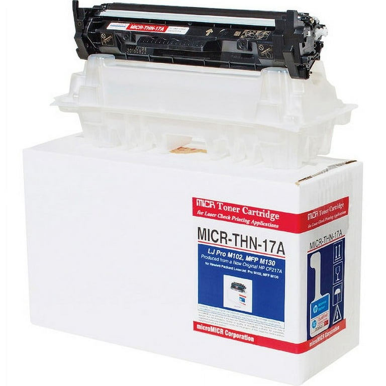 microMICR MICR Toner Cartridge - Alternative for HP 17A - 1600 Pages microMICR MICR Toner Cartridge - Alternative for HP 17A - 1600 Pages