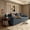 Dark Gray, variant on 71" Modern Corduroy Small Loveseat, Cloud Memory Foam Compressed Couch in a Box, Boneless Space-Saving Sofa for Living Room Bedroom Apartment, No Assembly