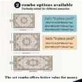 thumbnail image 3 of Farmhouse Kitchen Rugs Set 3 Piece, Boho Kitchen Mats for Floor, Non-Slip Kitchen Rug Waterproof Mats for Kitchen, Runner Rugs for Hallway Laundry Holiday Sink Decor, 3 of 12