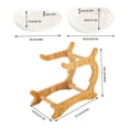 thumbnail image 3 of TFCFL 2 Tier Detachable Fruit Basket Rack Ceramic Bread Vegetable Bowl Stand Fruit Holder, 3 of 15