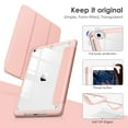 thumbnail image 3 of DTTOCASE Case for iPad Mini 4 5 3 2 1,Clear Slim 7.9 inch Cover-Rose Gold, 3 of 6