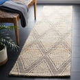 thumbnail image 3 of SAFAVIEH Marbella Baxter Diamond Area Rug, Natural/Ivory, 5' x 8', 3 of 10