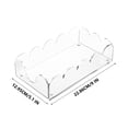 thumbnail image 3 of Fiudx Servilletero Rectangular de Acrílico Transparente, Moderno y Transparente, con Base Antideslizante y Diseño Ergonómico para Cocina, Baño y Comedor (1 Unidad)., 3 of 6