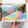 thumbnail image 6 of Coolcustomize Colorful Tie Dye Shoes for Women/Men Non Slip Walking Shoes Comfortable Lightweight Casual Athletic Sneaker, 6 of 6