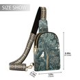 thumbnail image 2 of FORMRS Womens Crossbody Sling Bag Travel Daypack Shoulder Chest Backpack, Floral Forest Scene, 2 of 7