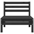 thumbnail image 5 of vidaXL 4 Piece Garden Lounge Set Black Solid Pinewood, 5 of 5