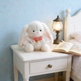thumbnail image 6 of Easter Bunny Plush Toy with Festive Spring Design, Soft Faux Fur Stuffed Animal for Home Display, Decorative Seasonal Bunny Doll for Spring Celebrations and Holiday Decorations, 6 of 6