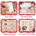 thumbnail image 3 of WJCA 200Pcs Christmas Gift Labels Stickers Self-Adhesive, Reindeer Penguin Santa & “Merry and Bright” Designs, To/From Name Tags for Presents, Holiday Wrapping, Party Favors & Xmas Decor, 3 of 8