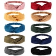 thumbnail image 1 of 10 Pack Bandeaux Boho pour Femmes Filles Bandeau Élastique Croisé, 1 of 8