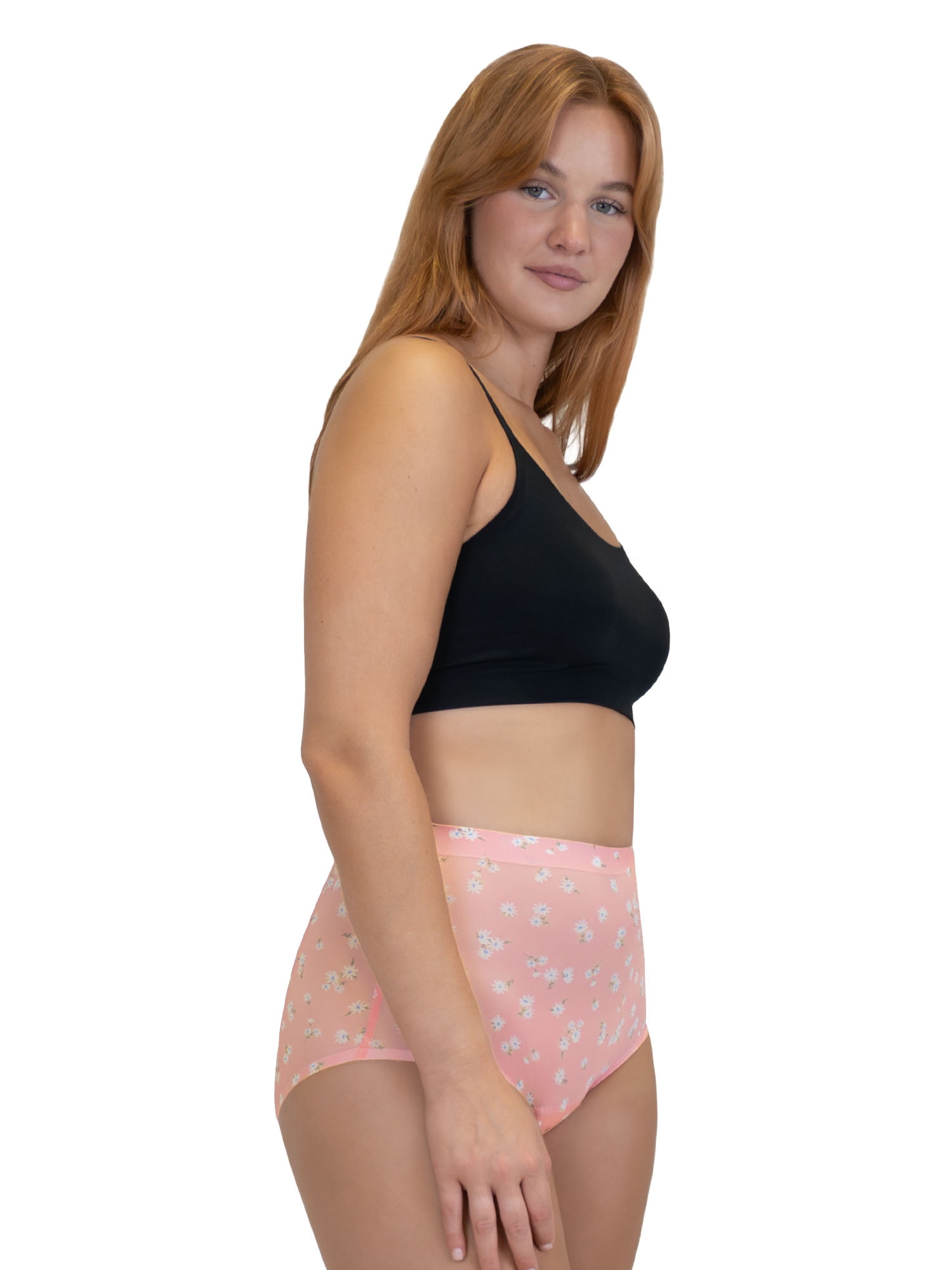 No Boundaries High-Rise Brief Super Absorbency Period Underwear, 2-Pack, Women’s XS-XXL
