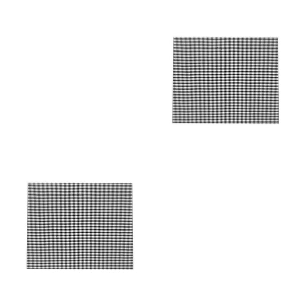 Almohadilla de malla de fibra de vidrio Wosthever negro 30x40cm 2piezas