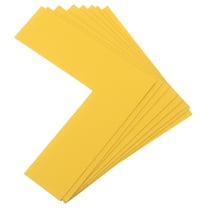 NIAIZEK 8PCS Concrete Floor Marker Adhesive Backing Orange for Industrial Environments