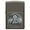 Black Ice Dollar, variant on Zippo Drippy Dollar Design Mercury Glass Pocket Lighter