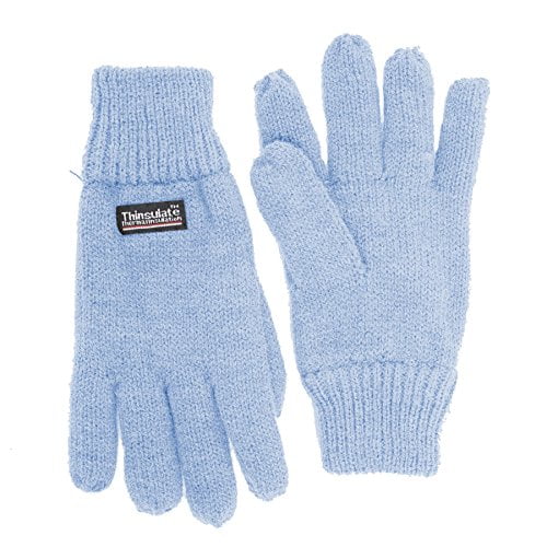 light blue gloves women's