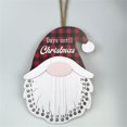 thumbnail image 3 of BQBQERT Christmas Advent Calendar Wooden Cane Candy Design Wall Hanging Countdown Calendar Decoration for, 3 of 9