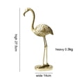 thumbnail image 3 of Figura de Pájaro en Tono Brillante - Escultura de Resina Exquisita, 3 of 6