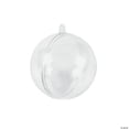 thumbnail image 2 of Charmed Clear Plastic All Occasion Ball Ornaments, 12 Count (1.97"), 2 of 4