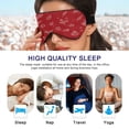 thumbnail image 6 of IAUYY Sleep Mask, Super Soft Eye Masks with Adjustable Strap, Lightweight Comfortable Blindfold,Perfect Blocks Light for Men Women Candy Cane, 6 of 7