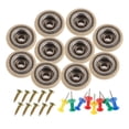thumbnail image 2 of Miangastore Kit de Réparation de Ciel de Toit Gris 10 Pcs Rivets de Réparation de Carrosserie Design Universel, 2 of 8