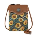 thumbnail image 1 of Bolso de mano Montana West PH02-597BR con forma de girasol con forma de bandolera, 17 x 4 x 19 cm, 1 of 5