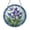 Acrylic 3.5 Inch, variant on Colorful Bluebell Stained Glass Metal Sign – Home or Garden Window Hanging Decor