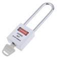 thumbnail image 2 of Grillete de material acero inoxidable Cuerpo de de seguridad Bloqueo Etiquetado s , con llaves iguales, Durable, 121 mm, Blanco Zulema Candado de bloqueo de seguridad, 2 of 8