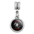 thumbnail image 2 of It's All Good In My Hood Death Grim Reaper Funny Humor Italian European Style Bracelet Charm Bead, 2 of 5