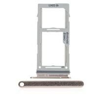 Replacement Dual Sim Card Tray Compatible For Samsung Galaxy S10 / S10 Plus / S10E (Ceramic White)