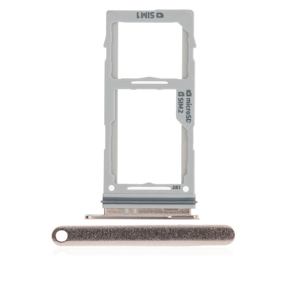 Replacement Dual Sim Card Tray Compatible For Samsung Galaxy S10 / S10 Plus / S10E (Ceramic White)