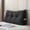 Black, variant on Triangular Headboard Pillow Twin XL, Ergonomic Wedge Bolster Cushion Headrest and Backrest for Dorm Beds Sofas and Floor Sitting 39.4"x15.7"x7.5"