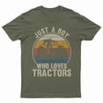 thumbnail image 3 of Boy Who Loves Tractors T-Shirt: Farm Life Gift, 3 of 4