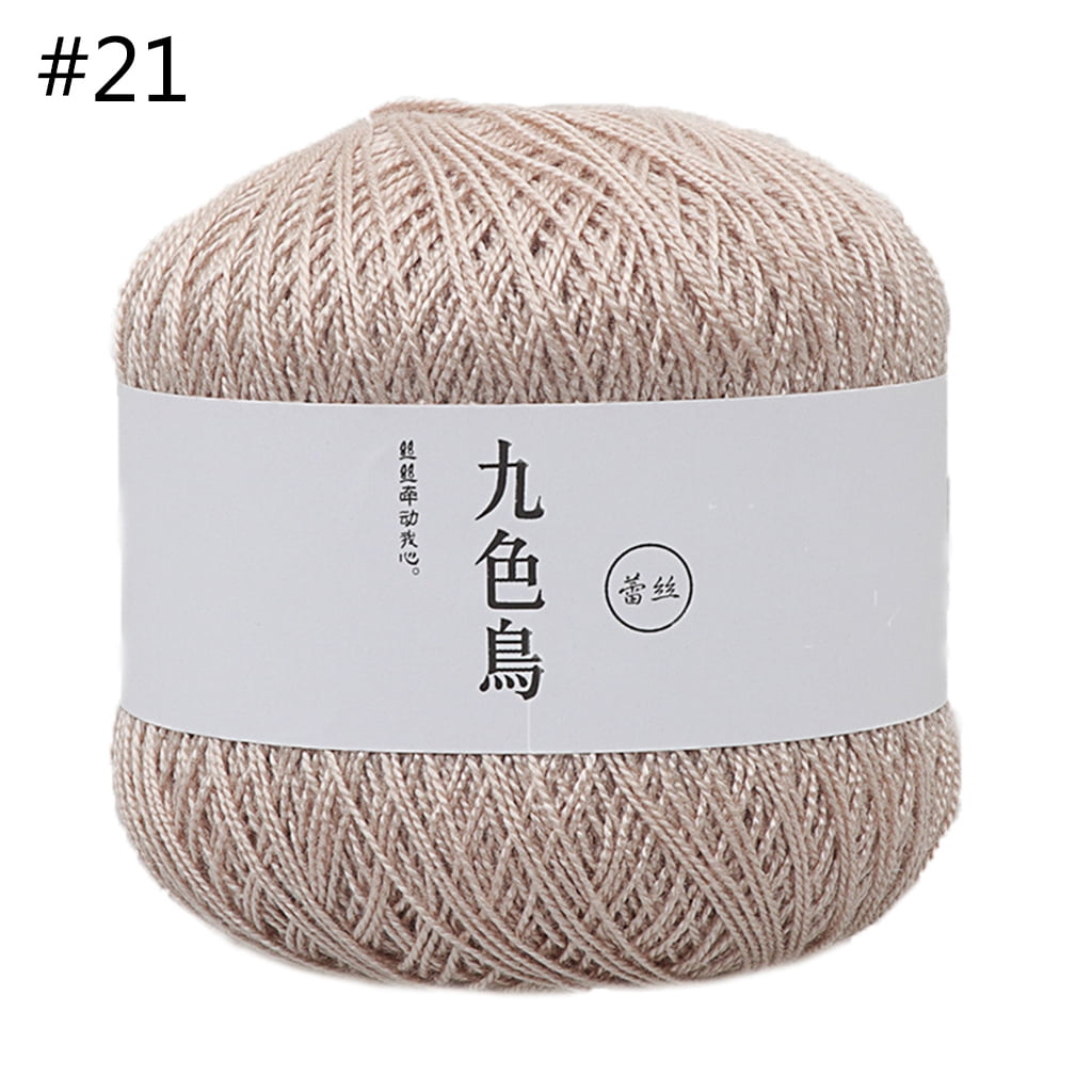 Soft Warm Baby Wool Silk Protein Cotton Yarn Hand-Knitted Crochet Yarns 50g Ball 