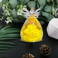 thumbnail image 4 of Eternal Rose Bouquet In Glass Dome With Angel Preserved Flowers For Valentine's, 4 of 6
