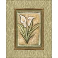 thumbnail image 2 of Charlene Audrey 36x44 Gallery Wrapped Canvas Wall Art Titled - Peaceful Flowers IV, 2 of 4