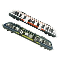 RENACLIPY 2-Pack Subway Train Toy for Kids and Train Enthusiasts, Alloy Material Birthday