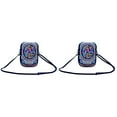 thumbnail image 1 of 2pcs Smart Phone Storage Bag Ethnic Style Coin Bag All-Match Shoulder Bag Chic Wallet, 1 of 6
